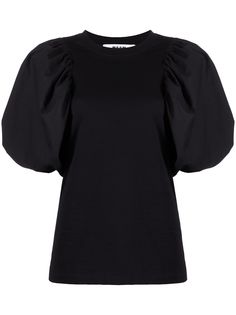 MSGM блузка с оборками на рукавах