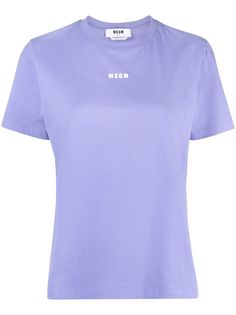 MSGM футболка с короткими рукавами и логотипом