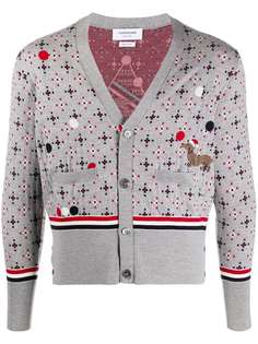 Thom Browne кардиган вязки интарсия