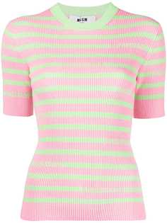 MSGM топ вязки интарсия с узором