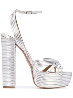 Aquazzura босоножки Sundance Plateau 140
