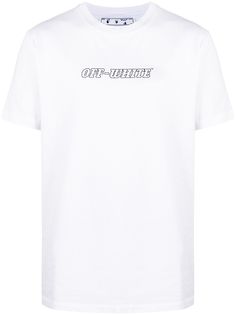 Off-White logo print short-sleeved T-shirt