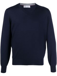 Brunello Cucinelli кашемировый свитер с круглым вырезом