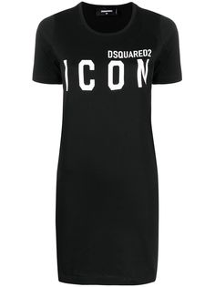 Dsquared2 платье-футболка с принтом Icon