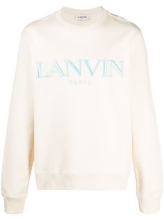 LANVIN толстовка с вышитым логотипом