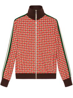 Gucci жаккардовая куртка с геометричным узором