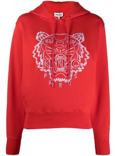 Kenzo худи с вышивкой Tiger