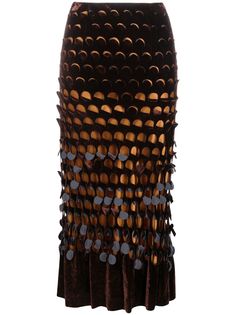 Maison Margiela юбка миди с завышенной талией