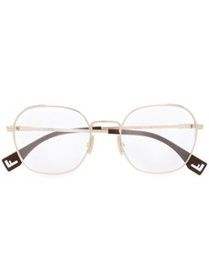 Fendi Eyewear очки в круглой оправе