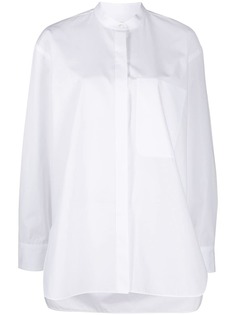 Jil Sander рубашка оверсайз с воротником-стойкой