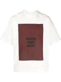 Jil Sander футболка с надписью