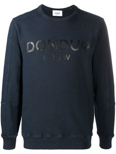 Dondup толстовка Crew с логотипом