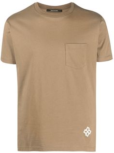 Tagliatore футболка с карманом и логотипом