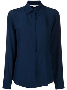 Stella McCartney рубашка с косым воротником