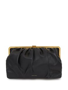 Mansur Gavriel клатч с драпировкой