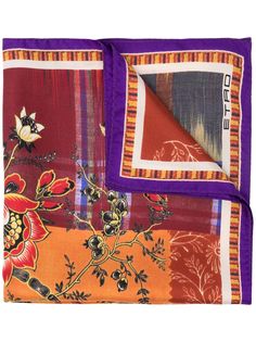 Etro платок-паше с цветочным принтом