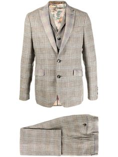 Etro костюм в клетку