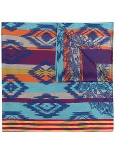 Etro шарф с принтом Aztec