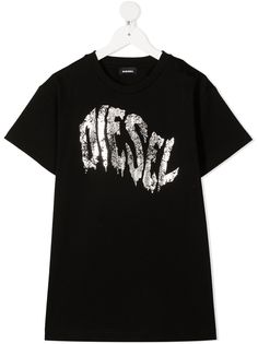 Diesel Kids платье-футболка с логотипом