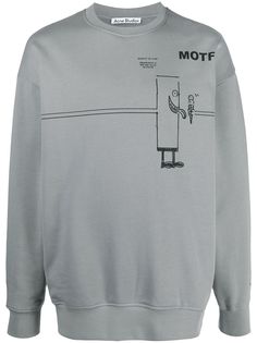 Acne Studios толстовка с принтом MOTF