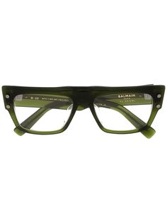 Balmain Eyewear очки B-III в прямоугольной оправе