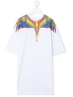 Marcelo Burlon County Of Milan Kids платье-футболка с принтом Wings