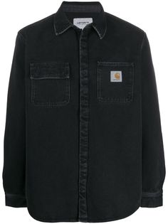 Carhartt WIP рубашка Salinac с эффектом потертости