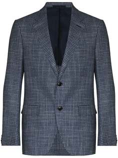 Ermenegildo Zegna двубортный пиджак Drop 7 в клетку Prince of Wales