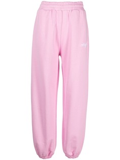 MSGM спортивные брюки с вышитым логотипом