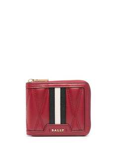 Bally стеганый кошелек с контрастными полосками