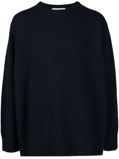 Acne Studios однотонная толстовка