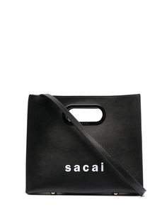 Sacai сумка-тоут с логотипом