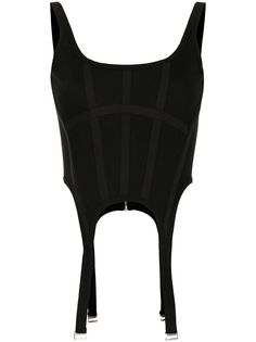 Dion Lee топ-корсет в рубчик со вставками