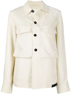 Jil Sander однобортный жакет-рубашка