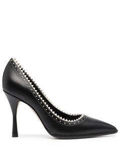 Manolo Blahnik туфли-лодочки с контрастной окантовкой