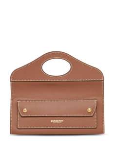 Burberry клатч с декоративной строчкой