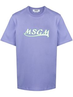 MSGM футболка с логотипом