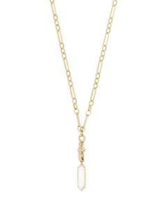 Metier by Tom Foolery цепочка на шею из желтого золота с кристаллом