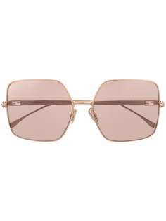 Fendi Eyewear массивные солнцезащитные очки в квадратной оправе