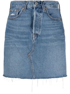 Levis джинсовая юбка прямого кроя с завышенной талией Levis®
