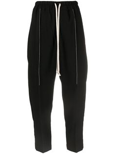 Rick Owens укороченные брюки с завышенной талией и кулиской