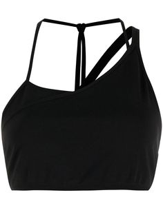 Helmut Lang топ асимметричного кроя без рукавов