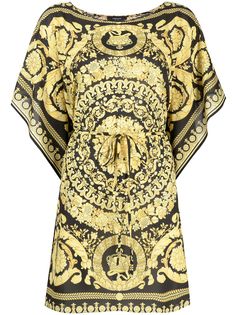 Versace платье-кафтан с принтом Baroque