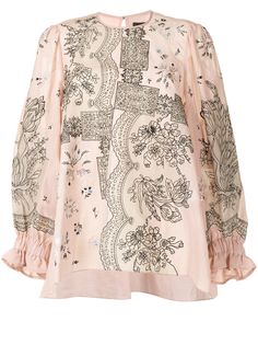 Biyan блузка с принтом пейсли