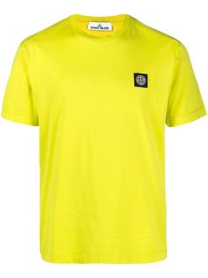 Stone Island футболка с нашивкой-логотипом
