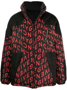 Givenchy двусторонний пуховик с логотипом