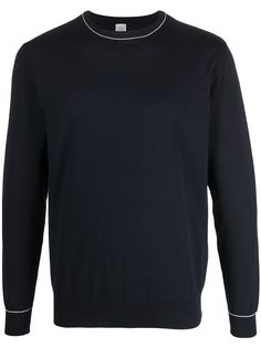 Eleventy джемпер с контрастной отделкой