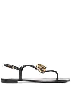 Giuseppe Zanotti сандалии с металлическим декором