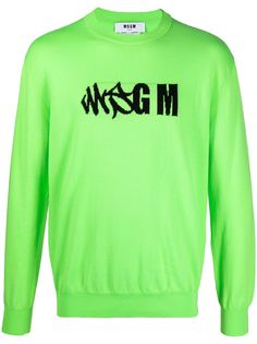 MSGM джемпер с логотипом