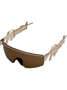 Linda Farrow солнцезащитные очки Machine Gun Oversized